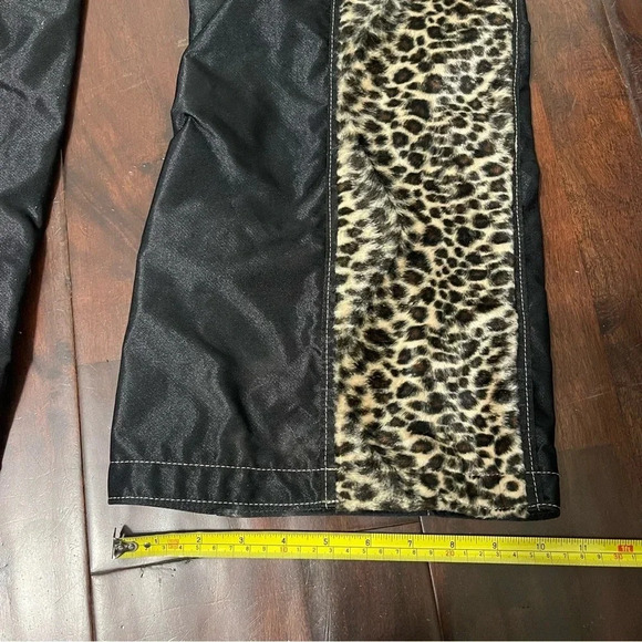 Girlyz Motocross Dirtbike Riding Pants Women’s Size 14 Black And Cheetah - Picture 7 of 9